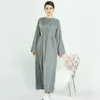 Vêtements ethniques printemps femmes élégantes Robe musulmane Abaya caftans décontracté maroc robes Femme dubaï turquie Islam longue Robe Femme Vestidos