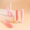 Storage Bottles 500pcs Arriving Empty 3ml Mini Plastic Gradient Frosted Lip Gloss Tubes Round Pink Lipstick Cosmetic Packagings