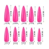 Valse nagels 100 stcs/set volledige cover nagel tips stiletto acryl kunst manicure matte tip doodskist nep extensie tool