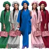 Vêtements ethniques No Heatie African Long Robes pour femmes 5Colors de grande taille Polyester Robe Femme Top Daily Party et robe