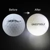 Golfbälle CRESTGOLF 4 Stück LED-Golfbälle mit 4 Lichtern für Nachttraining, Material mit hoher Härte für Golf-Übungsbälle 230313