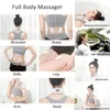 Other Massage Items Electric Pulse Back Neck Massager Far Infrared Heating Pain Relief Health Care Relaxation Tool Intelligent Cervical Massager 230313