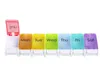 Colorful Pill Box Medicine Organizer 7 Days Weekly Pills Box Tablet Holder Storage Case Container Pillbox For Traveling SN5183