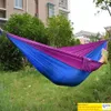 Hangmatten Outdoor Furniture Home Garden LL Dubbele persoon Hangmat Top Kwaliteit draagbare Nylon Parachute Cot Bed Campi