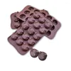 Baking Moulds MOSEKO Non-stick Silicone Chocolate Molds DIY Jelly Pudding Cookie Cake Fondant Candy Mold Decoration Tools