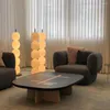 Zemin lambaları Nordic Modern Tasarımcı Oturma Odası Yatak Odası Çalışması Sergi Salonu Modeli Sıcak Cam Yaratıcı Kabak Lambası