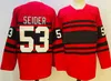 Heren 2022 Reverse Retro Hockey Jerseys 71 Dylan Larkin 23 Lucas Raymond 53 Moritz Seider 57 David Perron Henrik Zetterberg Gordie Howe Steve Yzerman Pavel Datsyuk