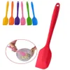 Kitchen Silicone Cream Butter Cake Spatula Mixing Batter Scraper Brush Butter Mixer Cake Brushes Baking Kitchen Tools