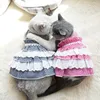 Hundkläder husdjurskläder valp kjol katt prinsessan klänning dekoration medium all-kitty pografiska kläder
