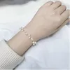 Halsbandörhängen sätter 2st per lyx Natural Pearl Korean Ins Chokers Armband Smycken Lady Costume