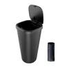 Interior Accessories Car Trash Can Leakproof Large Capacity Waste Peper Living Room Kitchen With Lid Practical Square Opening