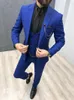 Men's Suits Men's Tailor Made Slim Fit Men 3 Piece For Wedding 2023 Peaked Lapel Groom Tuxedos Male Jacket Vest Pants Trajes De Hombre