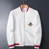 Giacca da uomo firmata Giacca a vento classica Colletto alla coreana Ricamo Bomber Giacca Capispalla maschile casual Uniforme da baseball moda Streetwear Taglia 5XL