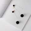 Stud Earrings 1 Pair Fashion Artificial Hair Ball Dangle Earring For Women Cute White Pompom Girl Nice Gifts Accessories