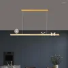 Pendant Lamps LED Gold/Black For Dining Table Kitchen Living Room Bedroom Foyer El Restaurant Coffee Bar Office Indoor Home