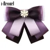 Броши булавки I-Remiel Work Play Ribbon Bobe Tie Brooch Bank Bundaters Bowtie и костюм женский воротник аксессуары Roya22