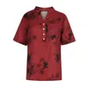 Bloups feminina camisa pulôver