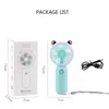 Ventilateurs électriques Mini main poignet suspendu veilleuse portable USB rechargeable pour enfants et dames refroidisseur d'air d'été