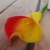 زهور زخرفية 63 سم تصنيع PU Real Touch Calla Lily Boudquet Decor Decor