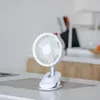 Elektriska fläktar Portable Mini Cooling USB Desk Mute 360 ​​Rotation 3-växlad vindjustering Desktop Office Home Car