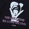 23SS Summer USA Vintage Rock Tee We Come Second T Shirt Men Women Hip Hop Street Casual Cotton Tshirt