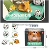 Cards Game Party Games Crafts Baby Gift Ejection Car Cute Pet Press Inertia Puzzle Toy Boy Girl Tiger 13 Years Old Drop Delivery Ot5Rx