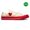 Lyxiga fritidsskor för män Chucks All-Star 70 x Comme Hi ox Vit svart Egret Röd Mellansula Blå Quartz designer sneakers toppmode damsneakers EUR 35-44