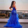 Hallo Low Royal Blue Prom -jurk 2023 pailletten boho sweetheart zwarte meisjes Zuid -Afrikaanse avondjurken voor afstuderen feest dragen chique homecoming feest afstudeerjurken