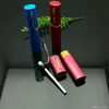 Hosahs mångfärgade mini Portable Pen-typ Cigarettkokare Glas Bongs Oljebrännare rör vattenrör