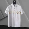 Roupas de marca Clothing Designer de luxo Camisa pólo masculino colar de algodão casual colar