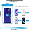 Pochettes étanches pour téléphone étanche avec pochette lumineuse universelle Lanyard pour iPhone 14 Pro Max Samsung S23 Plus