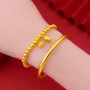 Bedelarmbanden bedelarmbanden voor sieraden maken 18 gouden sieraden nooit fade goud origineel armband merk officiële winkel bruiloft braclet 230311