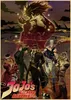 Anime Tin Decor JoJo Bizarre Adventure Retro Plakat Metal Tin Sign Druki i plakaty DIY Home Bar