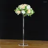 Party Decoration 10 PCS/ Lot Table Flower Rack 60 cm Tall Round Acrylic Crystal Wedding Road Centerpiece Event