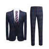 Garnitury męskie Suit Fashion Korean Men Style Slim Fit Business Formal Casual Trzyczęściowe życie Bankiet PROM