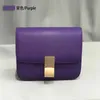 2023 Spring and Summer New Fashion Leather Hand Rub Mönster Box Tofu Bag liten fyrkantig Single Shoulder Messenger Women's 2303