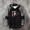 Men's Hoodies Loose Comfortable Hoodie Korean Style Hip Hop Number Print Spring And Autumn Personalized Fashion Clothes