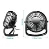 Electric Fans New 360 Degree Rotatable Mini USB Air Cooler Mute Portable Desk Cooling For Home Office Dormitory Outdoor PC