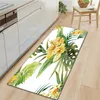 Carpets Flowers Pattern Kitchen Mat Entrance Doormat For Living Room Non-Slip Bathroom Bedside Floor Rug Home Decor Soft Washable Carpet