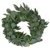 Decorative Flowers LuanQI 1M Artificial Vines Fake Plants Green Eucalyptus Leaves Garland Rattan Wall Wedding Home Decorations