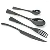 Conjuntos de utensílios de jantar 6pcs bifes de faca de faca de faca para colher de chá de chá de mesa de mesa de mesa 18/10 talheres de aço inoxidável talheres de cozinha