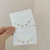 Stud Earrings S925 Silver Needle Cute Sweet Butterfly Flower Cherry Set 6Pcs/Set Fashion Delicate Jewelry Gifts