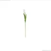 Flores decorativas grinaldas de alta simulação pU tulip simulação flor decoração caseira