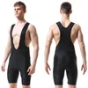 Cycling Bib shorts X-Tiger hele zwarte fiets slabbetje shorts mannen buiten slijtage fietsen fietsen 5d coolmax gel gevouwde rijbib shorts fietsen shorts 230313