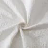 Tischdecke, weiße rechteckige Tischdecke, verdicktes Baumwollleinen mit Quaste, für Hochzeit, Esszimmer, Küche, Schreibtisch, Dekoration