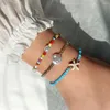 Strand Resin Friendship Bracelets Multi Layer For Women Boho Handmad Rice Beads Pearl Starfish String Luxuri Bead Bracelet