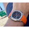 5167 SUPERCLONE Luxus-Herrenuhr 5164R-001 20-Farben-Kautschukarmband Automatische mechanische Orange Sport-Damenuhren RYKO