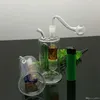 Accessoires pour fumeurs narguilés, filtre courbé coloré, pot en verre, vente en gros, bongs, tuyaux de brûleur à mazout