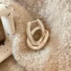 Stud SHANICE S925 Sterling Silver U Shape Geometric Earrings Hollow Thick Hoop Earrings for Women Elegant Minimalist Earrings 230311