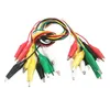 10Pcs Alligator Clips Electrical DIY Test Leads Alligator Double-ended Crocodile Clips Roach Clip Jumper Wire Battery